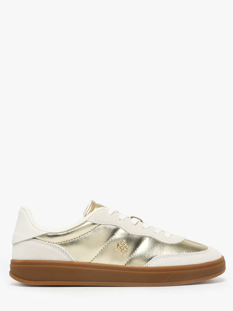 Sneakers En Cuir Tommy hilfiger Or women 90260HT