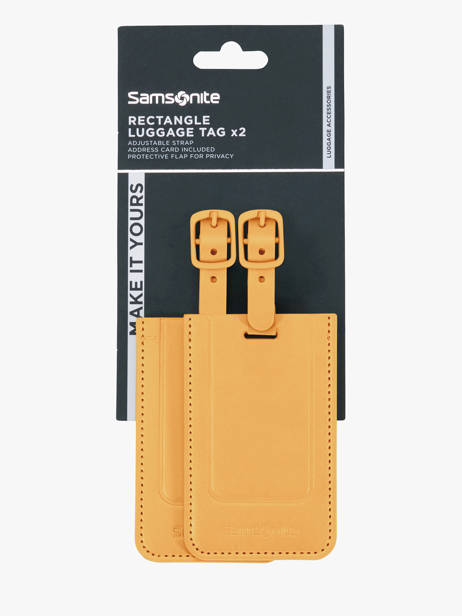 Porte-adresse Samsonite Jaune ta revolution 155592 vue secondaire 1