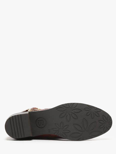 Bottines à Talon En Cuir Tt. bagatt Marron women 41006300 vue secondaire 4