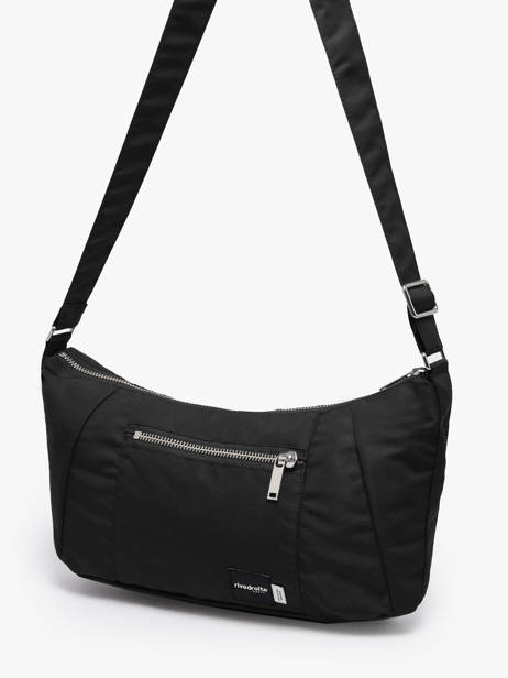 Sac Bandoulière Rivedroite Noir reborn MCHARREB vue secondaire 2