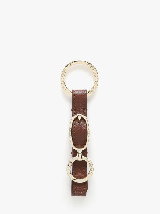 Longchamp Le foulonné Porte clés Marron