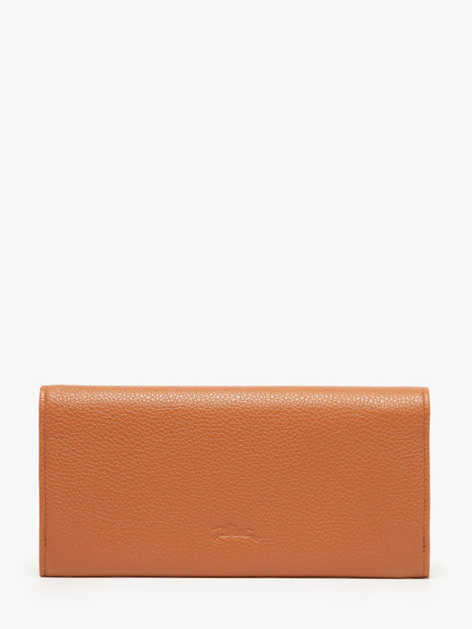 Longchamp Le foulonné Portefeuilles Orange