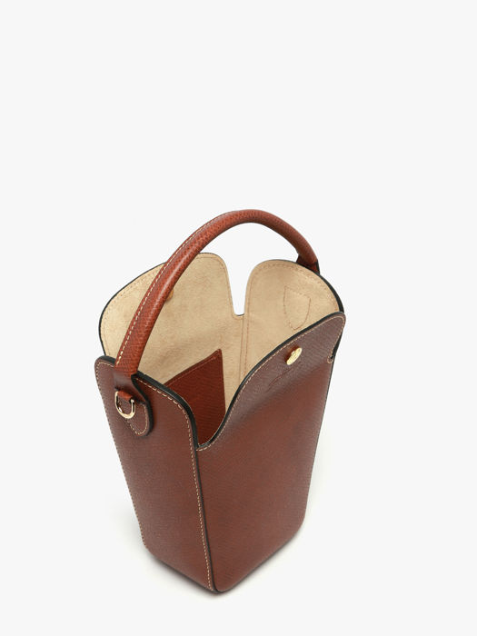 Longchamp Epure Sacs porté travers Marron