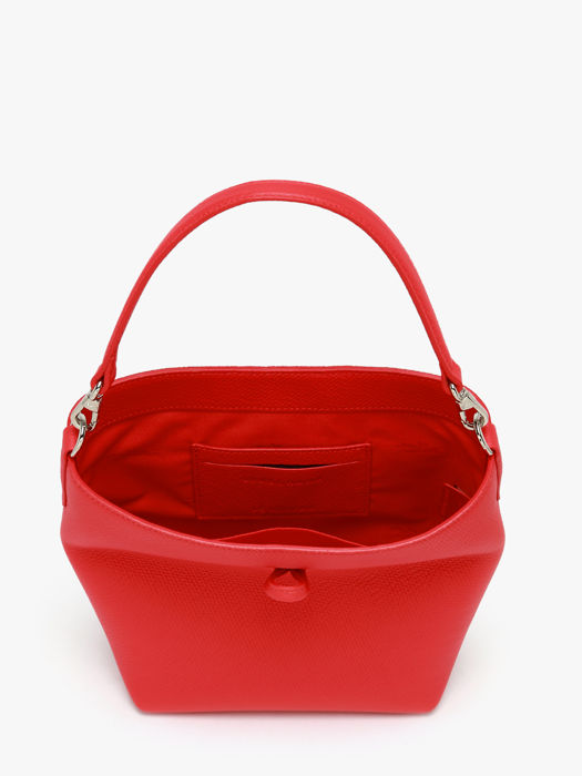 Longchamp Le roseau Sacs porté travers Rouge