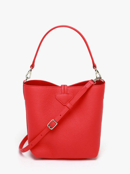 Longchamp Le roseau Sacs porté travers Rouge