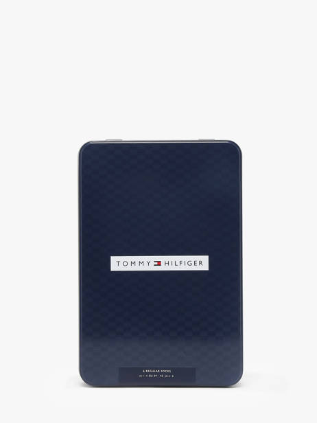 Chaussettes Homme 6 Paires Boîte Cadeau Tommy hilfiger Noir socks 71235373 vue secondaire 1