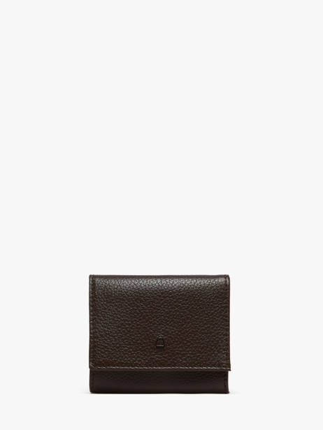 Porte-monnaie Madras Cuir Etrier Marron madras EMAD097