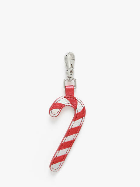 Bijoux De Sac Bâton De Sucre D'orge Cuir Paul marius Rouge breloque BRELOSUC