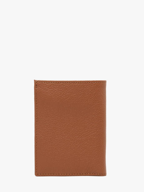 Portefeuille Porte-monnaie Madras Cuir Etrier Marron madras EMAD5016 vue secondaire 3