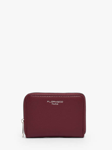 Porte-monnaie Grained Miniprix Rouge grained K2015