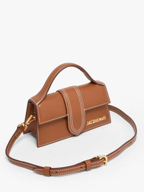 Sac Bandoulière D'occasion Mini Bambino Cuir Jacquemus Marron second life 1560098 vue secondaire 4