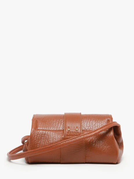 Sac Bandoulière S Agnes Cuir Etrier Marron agnes EAGC205S vue secondaire 7