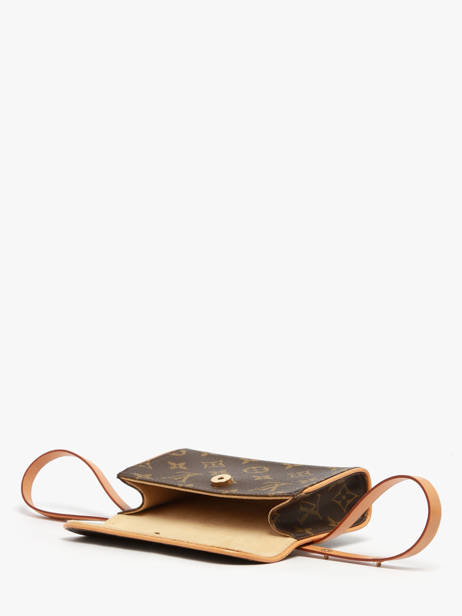 Sac Banane D'occasion Louis Vuitton Florentine Monogrammé Brand connection Marron louis vuitton AAX5645 vue secondaire 4