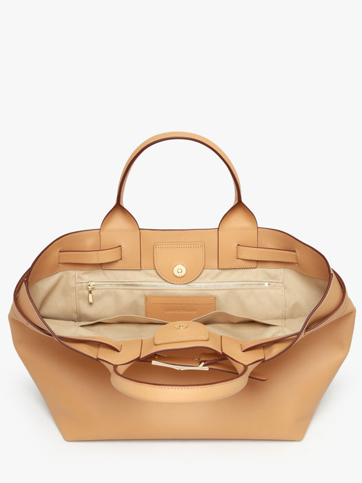 Longchamp Le smart Sacs porté main Beige