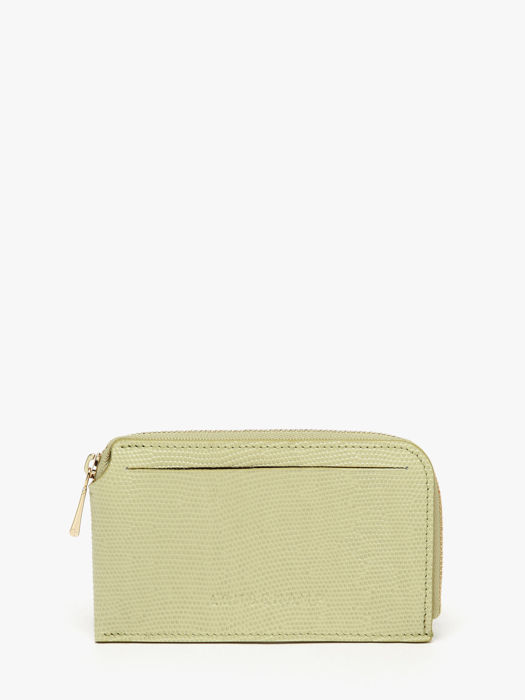 Longchamp Longchamp pocket lézard Porte billets/cartes Vert