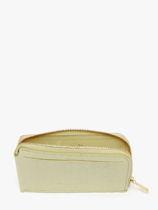 Longchamp Longchamp pocket lézard Porte billets/cartes Vert
