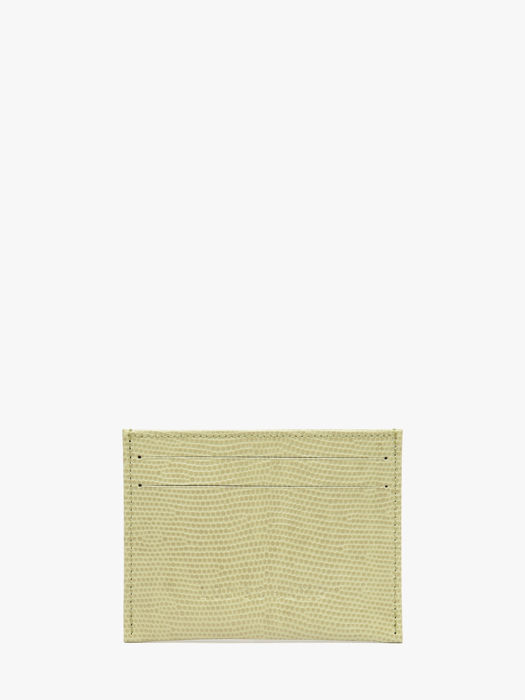 Longchamp Longchamp pocket lézard Porte billets/cartes Vert