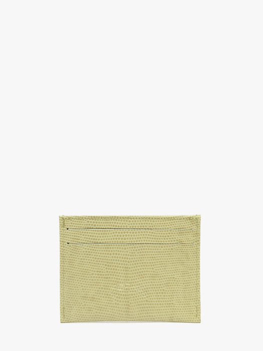 Longchamp Longchamp pocket lézard Porte billets/cartes Vert