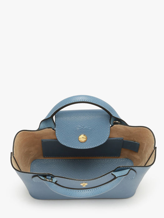 Longchamp Epure Sacs porté travers Bleu