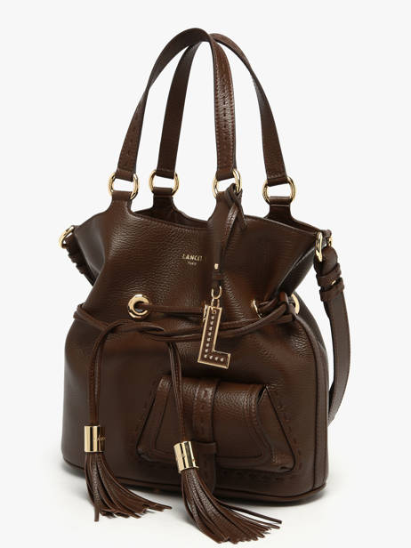 Sac Seau M Premier Flirt Cuir Lancel Marron premier flirt A10110 vue secondaire 3