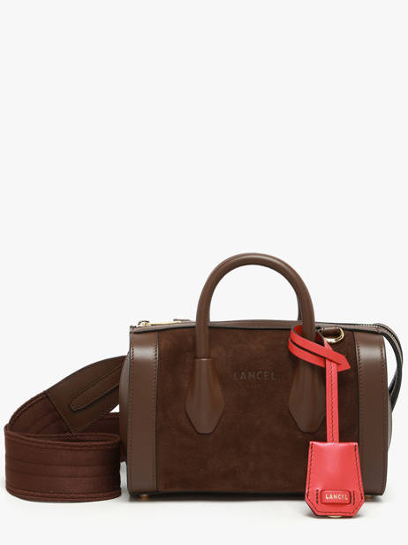 Mini Sac Bowling Bcbg Cuir Daim Lancel Marron bcbg A13692