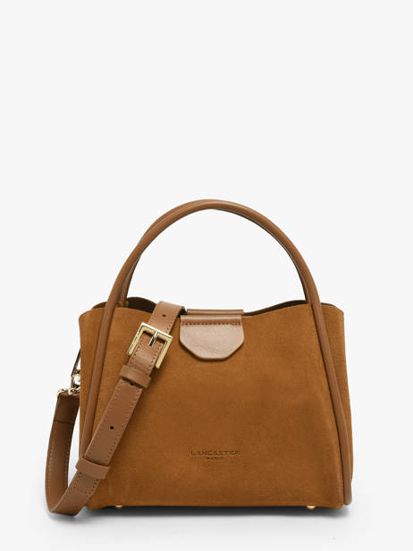 Sac Porté Main Suede Ida Cuir Lancaster Marron suede ida 100