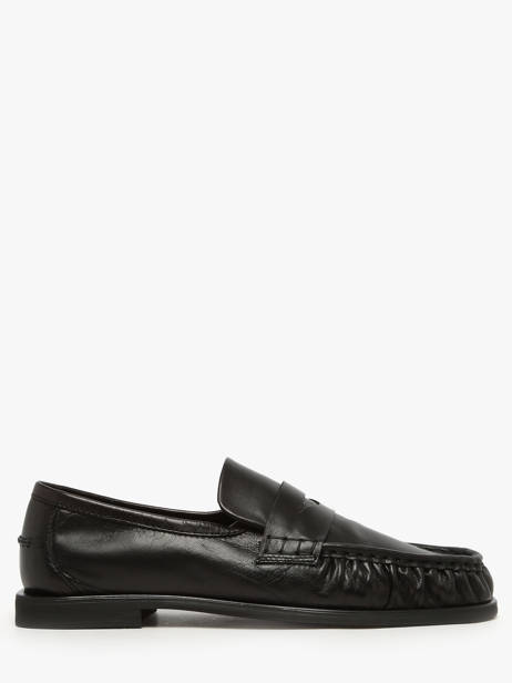 Mocassins En Cuir Pavement Noir women 24139