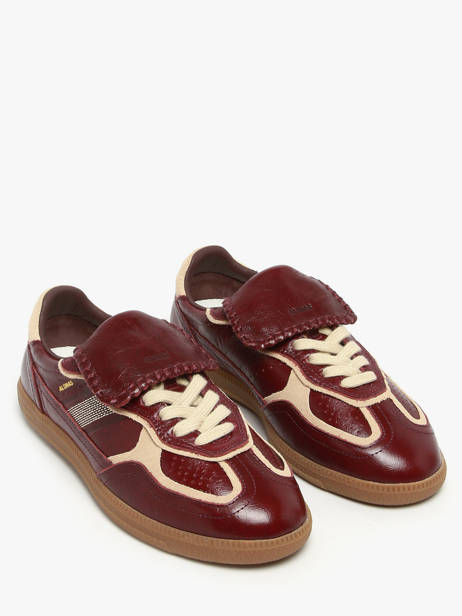 Sneakers En Cuir Alohas Rouge women 10082905 vue secondaire 1