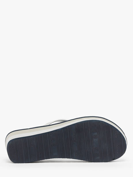 Nu-pieds à Talon Isotoner Bleu women 94163 vue secondaire 4