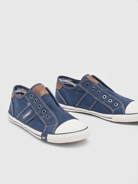 Sneakers Mustang Bleu women 4058405 vue secondaire 2