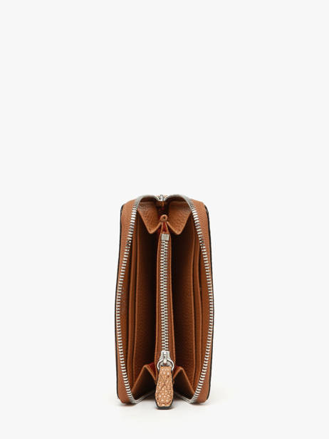 Portefeuille Ninon Cuir Lancel Marron ninon A14081 vue secondaire 1