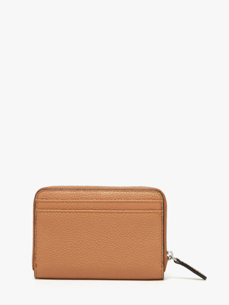 Portefeuille Ninon Cuir Lancel Marron ninon A14081 vue secondaire 2