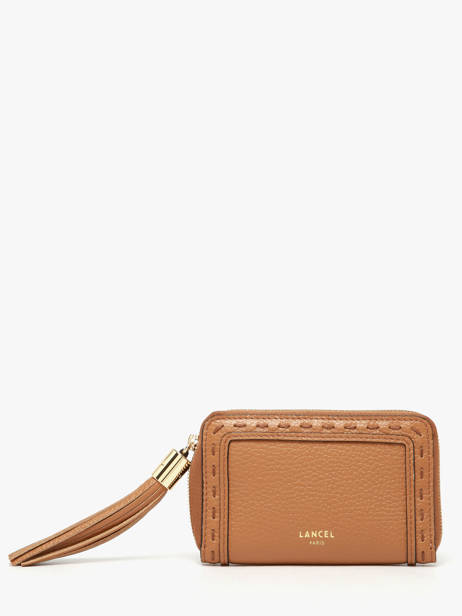 Portefeuille Premier Flirt Cuir Lancel Marron premier flirt A14035