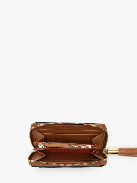 Portefeuille Premier Flirt Cuir Lancel Marron premier flirt A14035 vue secondaire 1