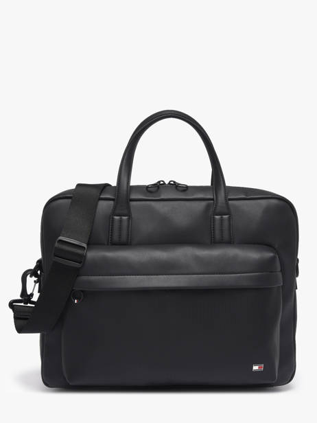 Porte Documents (main) Tommy hilfiger Noir th flag AM13989