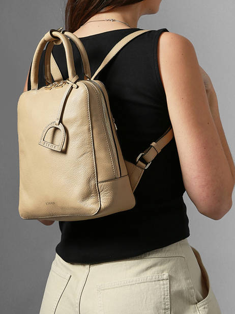 Sac à Dos Tradition Cuir Etrier Beige tradition ETRAB37S vue secondaire 1