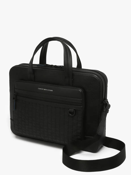 Porte Documents (main) Tommy hilfiger Noir modern tommy AM14002 vue secondaire 2