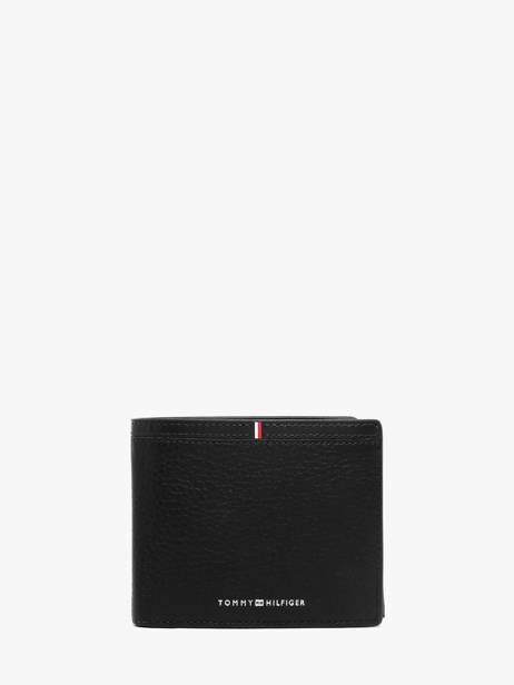 Portefeuille Corporate Cuir Tommy hilfiger Noir corporate AM13969