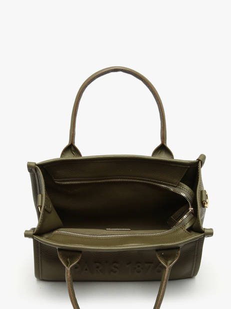 Cabas Zippé S Jour Cuir Lancel Vert jour A12995 vue secondaire 3