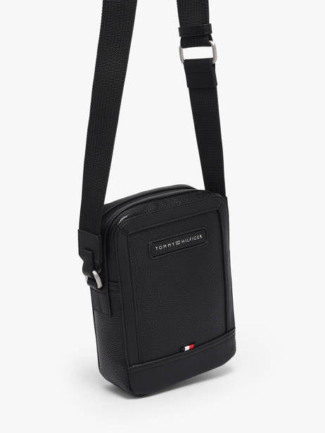Sac Bandoulière Tommy hilfiger Noir central AM14011 vue secondaire 2
