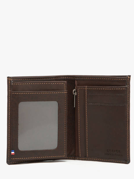 Portefeuille Porte-cartes Oil Cuir Etrier Marron oil EOIL5016 vue secondaire 1
