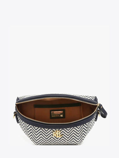 Sac Banane Lauren ralph lauren Bleu dryden 31P04059 vue secondaire 3