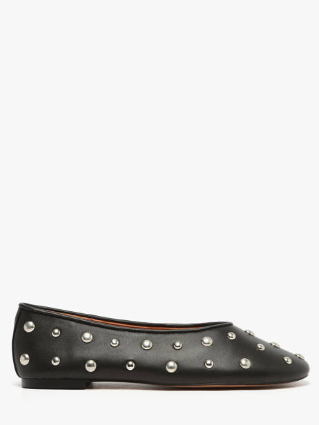 Ballerines En Cuir Inuovo Noir women MDC022