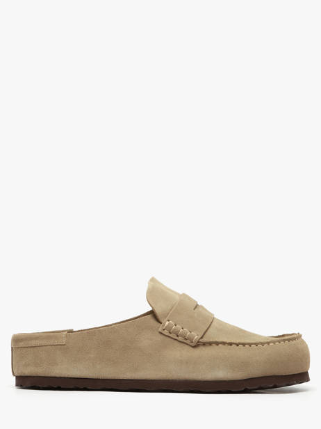 Mocassins Naples En Cuir Birkenstock Marron men 1029675
