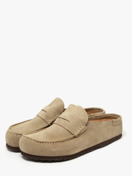 Mocassins Naples En Cuir Birkenstock Marron men 1029675 vue secondaire 1
