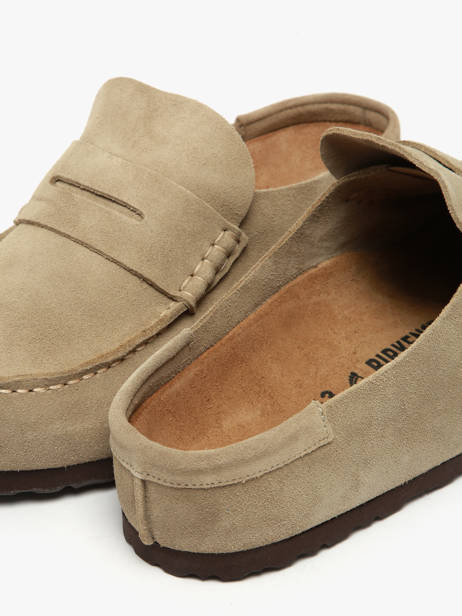 Mocassins Naples En Cuir Birkenstock Marron men 1029675 vue secondaire 2