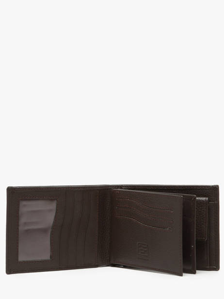 Portefeuille Caviar Cuir Crinkles Marron caviar 14082 vue secondaire 1