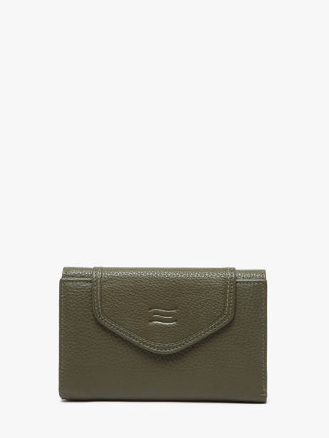 Portefeuille Caviar Cuir Crinkles Vert caviar 15020