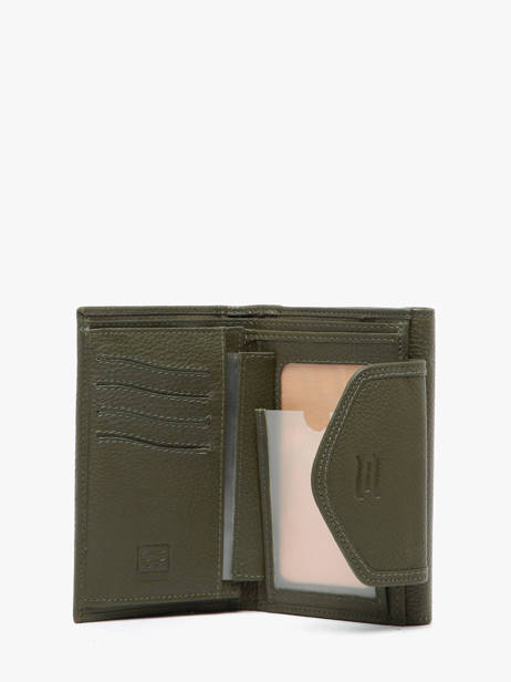 Portefeuille Caviar Cuir Crinkles Vert caviar 15020 vue secondaire 1