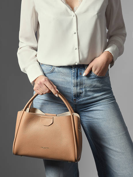 Sac à Main Ida Double Cuir Lancaster Beige ida double 84 vue secondaire 1